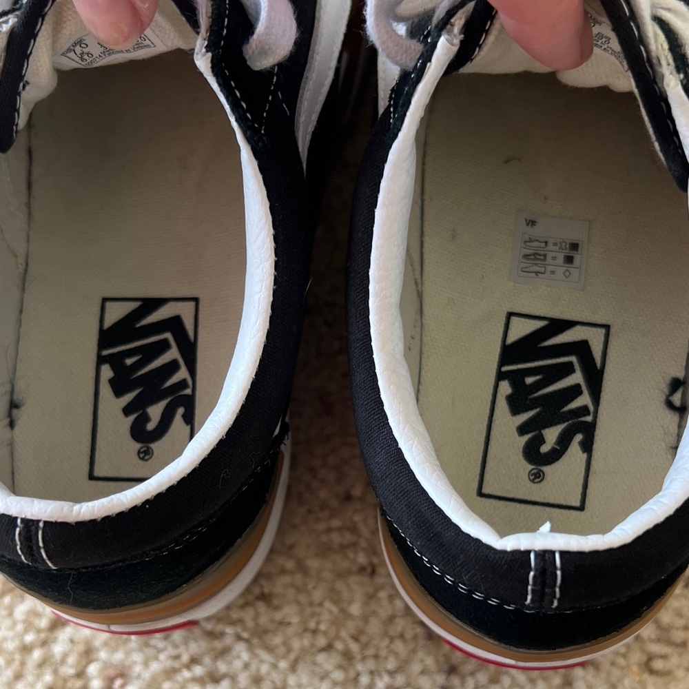 Vans Black and White Sneakers - Picture 6 of 6